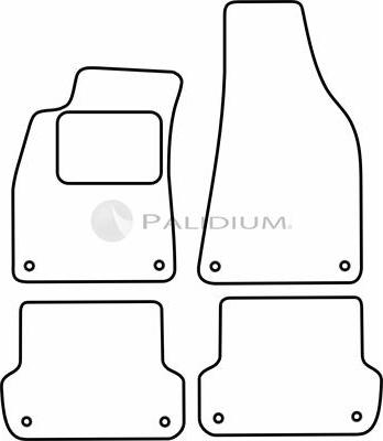 Ashuki PAL18-0036 - Kit di zerbini autozon.pro