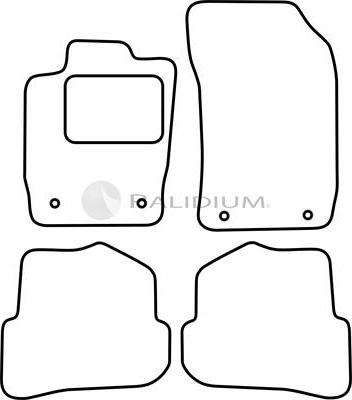 Ashuki PAL18-0028 - Kit di zerbini autozon.pro