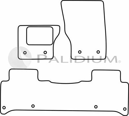 Ashuki PAL18-0835 - Kit di zerbini autozon.pro