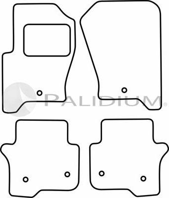 Ashuki PAL18-0825 - Kit di zerbini autozon.pro