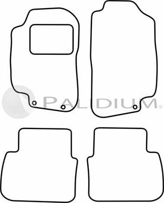 Ashuki PAL18-1498 - Kit di zerbini autozon.pro