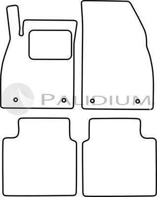 Ashuki PAL18-1500 - Kit di zerbini autozon.pro