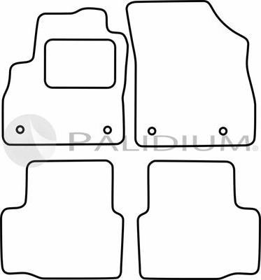 Ashuki PAL18-1175 - Kit di zerbini autozon.pro