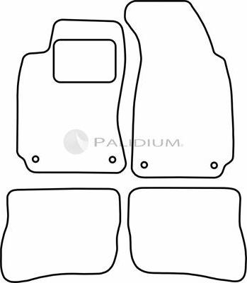 Ashuki PAL18-1823 - Kit di zerbini autozon.pro