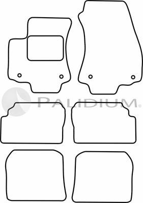 Ashuki PAL18-1243 - Kit di zerbini autozon.pro