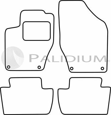 Ashuki PAL18-1278 - Kit di zerbini autozon.pro