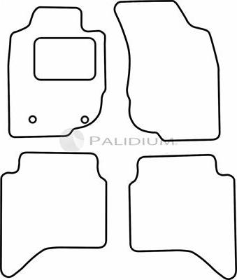 Ashuki PAL18-1717 - Kit di zerbini autozon.pro