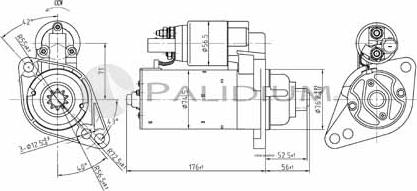 Ashuki PAL17-1006 - Motorino d'avviamento autozon.pro