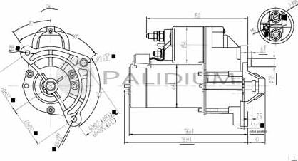 Ashuki PAL17-1001 - Motorino d'avviamento autozon.pro