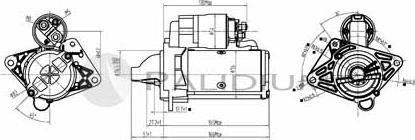 Ashuki PAL17-1008 - Motorino d'avviamento autozon.pro