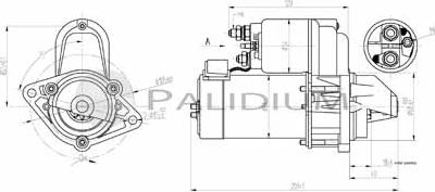 Ashuki PAL17-1003 - Motorino d'avviamento autozon.pro