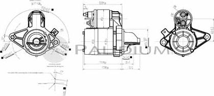 Ashuki PAL17-1002 - Motorino d'avviamento autozon.pro