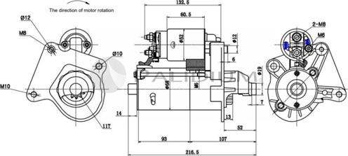 Ashuki PAL17-1015 - Motorino d'avviamento autozon.pro