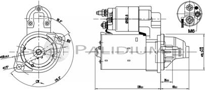 Ashuki PAL17-1013 - Motorino d'avviamento autozon.pro