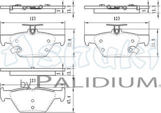 Ashuki S011-59 - Kit pastiglie freno, Freno a disco autozon.pro