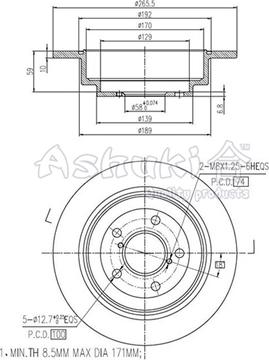 Ashuki S017-15 - Discofreno autozon.pro