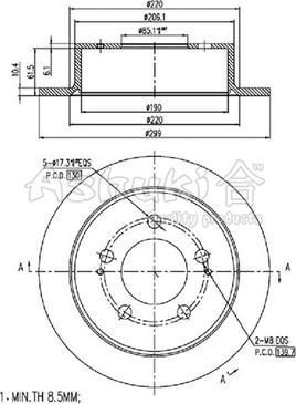 Ashuki SY606-03 - Discofreno autozon.pro