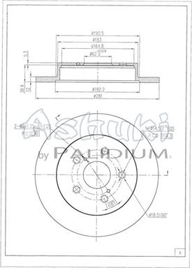 Ashuki T604-02 - Discofreno autozon.pro