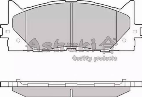 Ashuki T113-05 - Kit pastiglie freno, Freno a disco autozon.pro