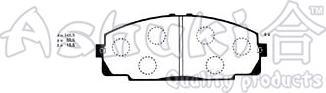 Ashuki T112-65 - Kit pastiglie freno, Freno a disco autozon.pro