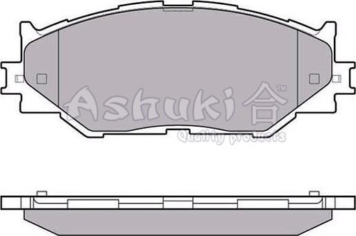 Ashuki T112-89 - Kit pastiglie freno, Freno a disco autozon.pro