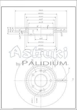 Ashuki Y089-70 - Discofreno autozon.pro