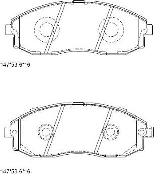 BOSCH 986424670 - Kit pastiglie freno, Freno a disco autozon.pro