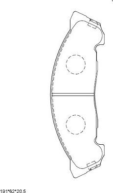 Asimco KD4429 - Kit pastiglie freno, Freno a disco autozon.pro