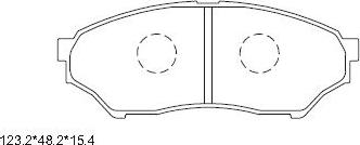 Asimco KD4264 - Kit pastiglie freno, Freno a disco autozon.pro