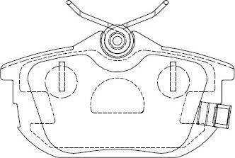 Asimco KD4733 - Kit pastiglie freno, Freno a disco autozon.pro