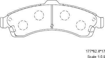 Asimco KD6303 - Kit pastiglie freno, Freno a disco autozon.pro