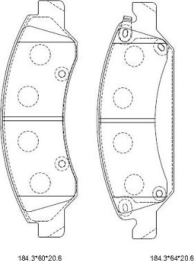 Asimco KD6795 - Kit pastiglie freno, Freno a disco autozon.pro