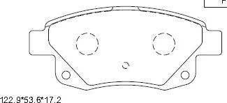 Asimco KD6789 - Kit pastiglie freno, Freno a disco autozon.pro