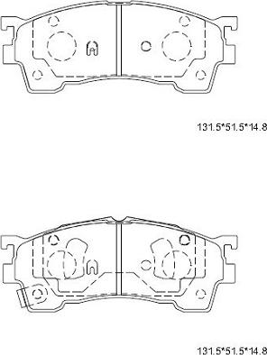 Valeo 606480 - Kit pastiglie freno, Freno a disco autozon.pro