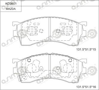 WXQP 42915 - Kit pastiglie freno, Freno a disco autozon.pro