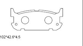 Asimco KD3774 - Kit pastiglie freno, Freno a disco autozon.pro