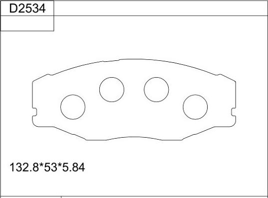 Asimco KD2534 - Kit pastiglie freno, Freno a disco autozon.pro