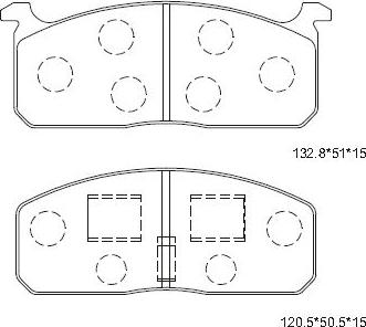 Asimco KD2635 - Kit pastiglie freno, Freno a disco autozon.pro