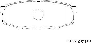 Asimco KD2388 - Kit pastiglie freno, Freno a disco autozon.pro