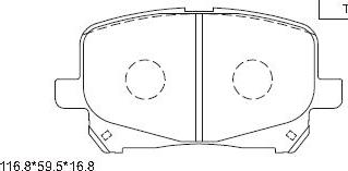 Asimco KD2748 - Kit pastiglie freno, Freno a disco autozon.pro