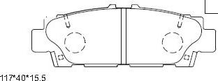 Asimco KD2742 - Kit pastiglie freno, Freno a disco autozon.pro