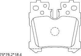 Asimco KD2785 - Kit pastiglie freno, Freno a disco autozon.pro