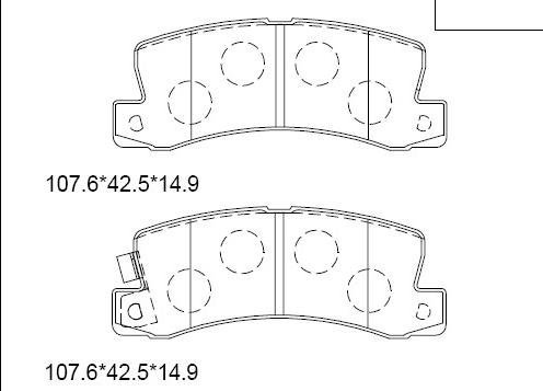 Asimco KD2732 - Kit pastiglie freno, Freno a disco autozon.pro