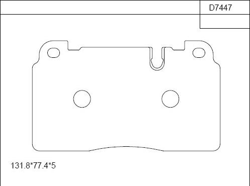 Asimco KD7447 - Kit pastiglie freno, Freno a disco autozon.pro