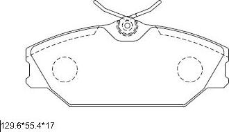 Asimco KD7501 - Kit pastiglie freno, Freno a disco autozon.pro