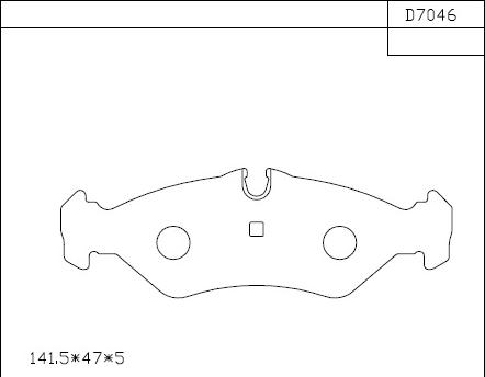 Asimco KD7046 - Kit pastiglie freno, Freno a disco autozon.pro