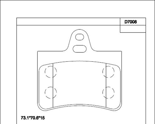 Asimco KD7008 - Kit pastiglie freno, Freno a disco autozon.pro