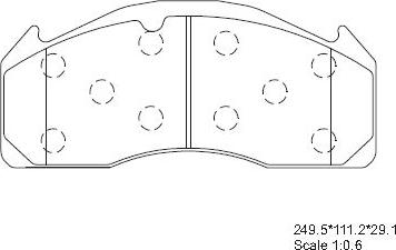 Asimco KD7801 - Kit pastiglie freno, Freno a disco autozon.pro