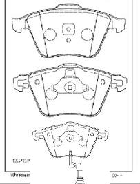 Asimco KD77535 - Kit pastiglie freno, Freno a disco autozon.pro