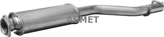 Asmet 01.025 - Silenziatore centrale autozon.pro